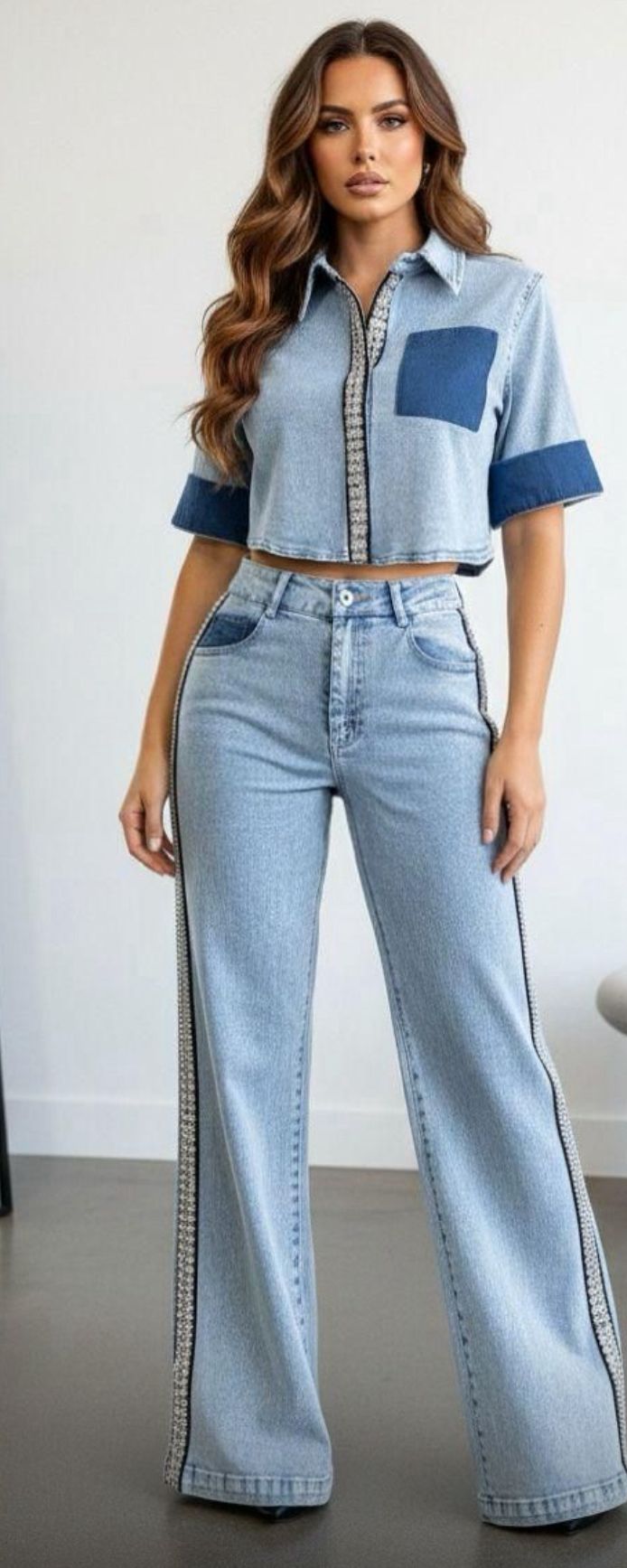 AYA DENIM SET