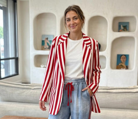 RED LINES BLAZER