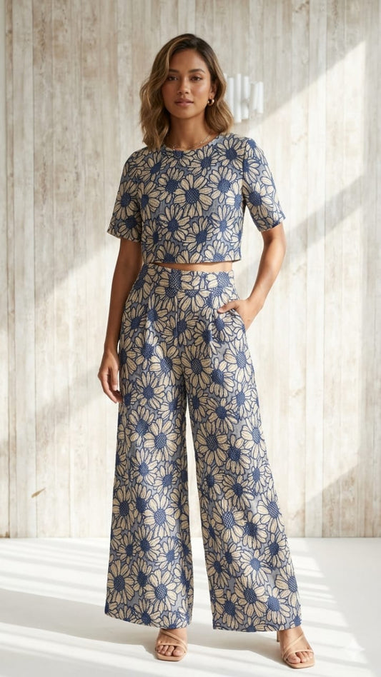 BLUE FLOWER SET